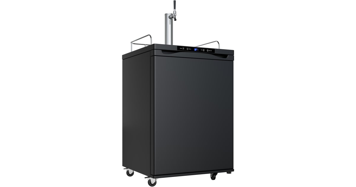 EdgeStar KC3000B 24 Inch Wide Kegerator with Digital