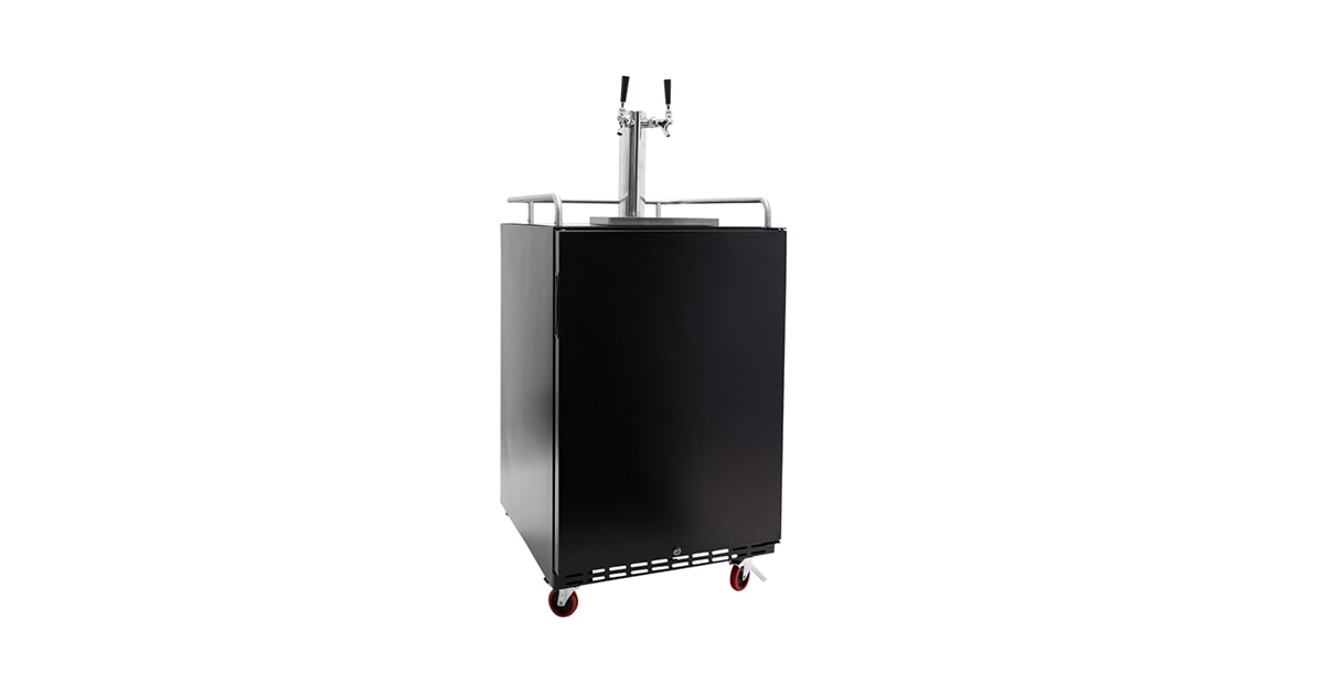 EdgeStar KC7000BBLTWIN 24 Inch Wide Double Tap Kegerator Build