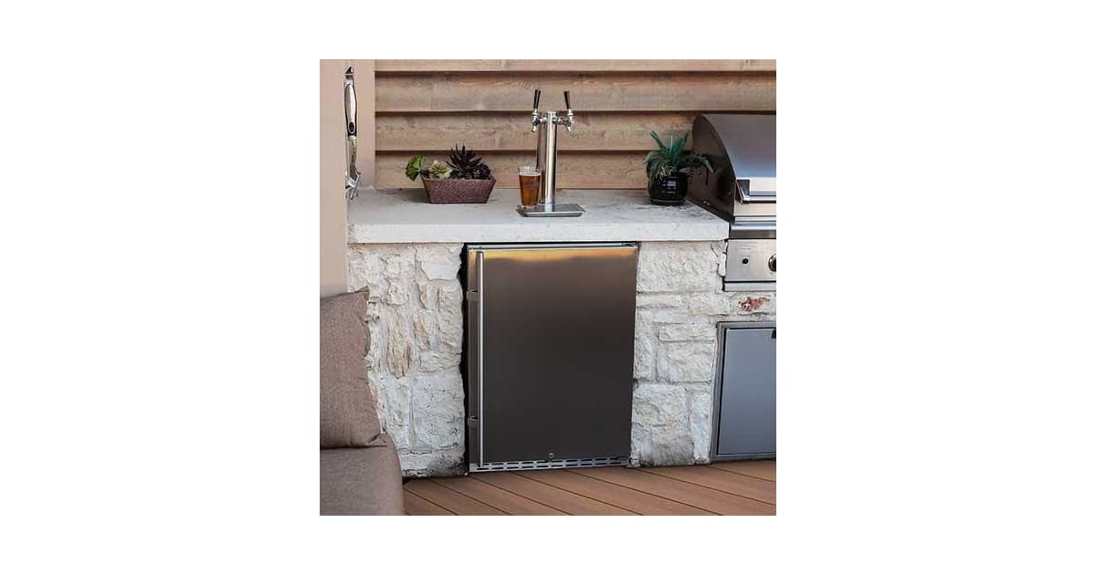 EdgeStar KC7000BSSODTWIN 24 Inch Wide Outdoor Double Tap Build