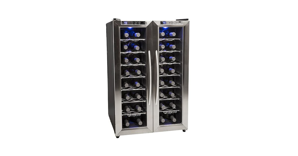 EdgeStar TWR325ESS 21 Inch Wide 32 Bottle Wine Cooler with Build