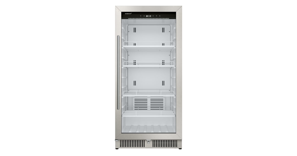 Edgestar 24-Inch 13.7 Cubic Feet Commercial Beverage Merchandiser With Temperature Alarm And Reversible Door [VBM131SS] (SAK62395) main image 0