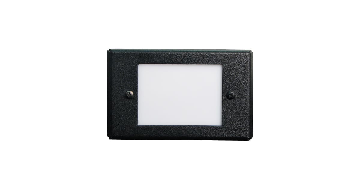 Elco ELST76B 12V LED Mini Step Light with Smooth White Acrylic Lens ...