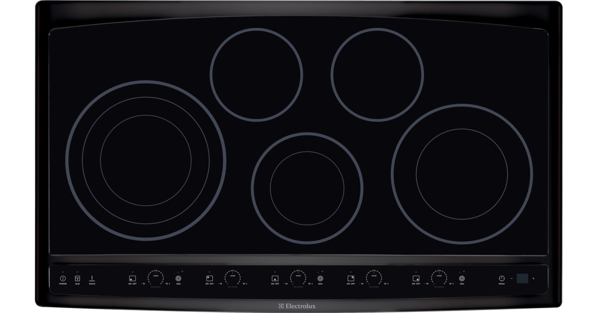 Electrolux EW36EC55GB 36" Electric Cooktop with Flex2Fit