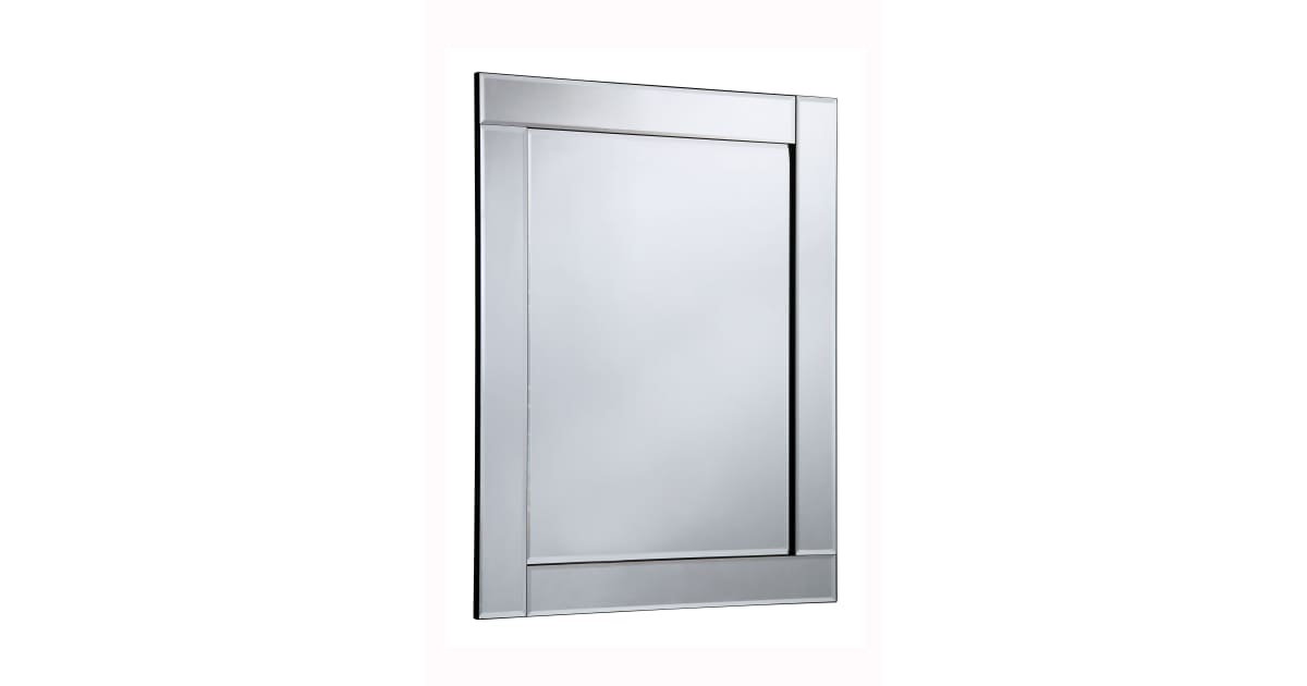 Elegant Lighting MR-3045 Modern 39-1/2" x 13/16" Frameless Bathroom ...