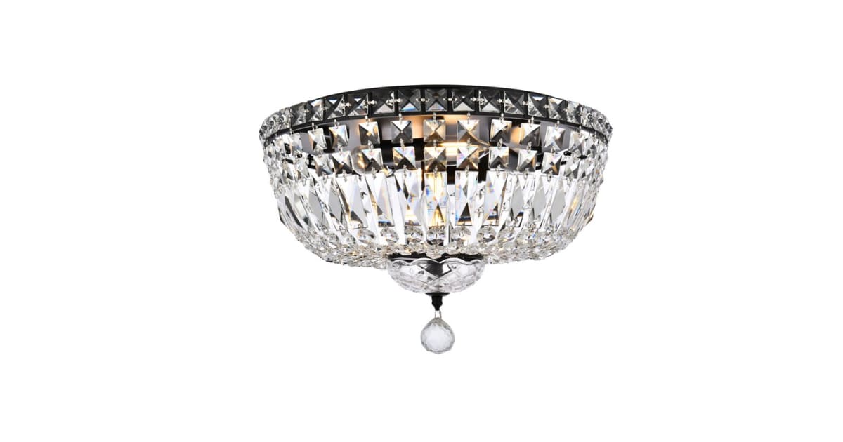 超激安 Elegant Lighting V2528F16BK/RC Tranquil 6 Light 16 その他