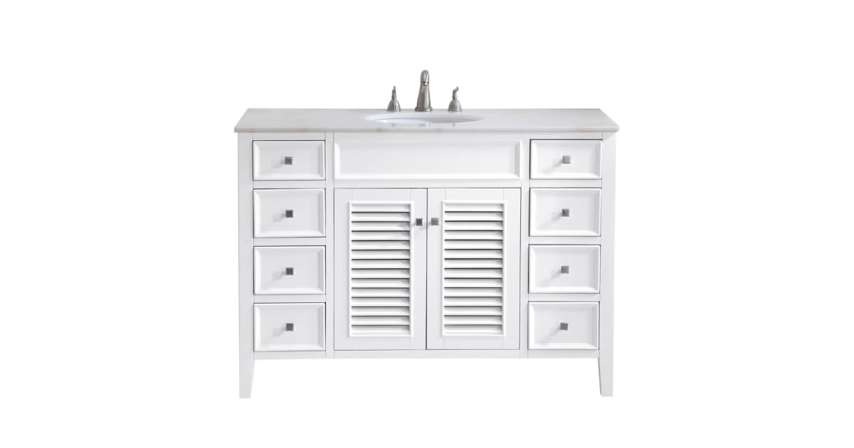 Elegant Lighting VF1041 Cape Cod 48" Free Standing Single