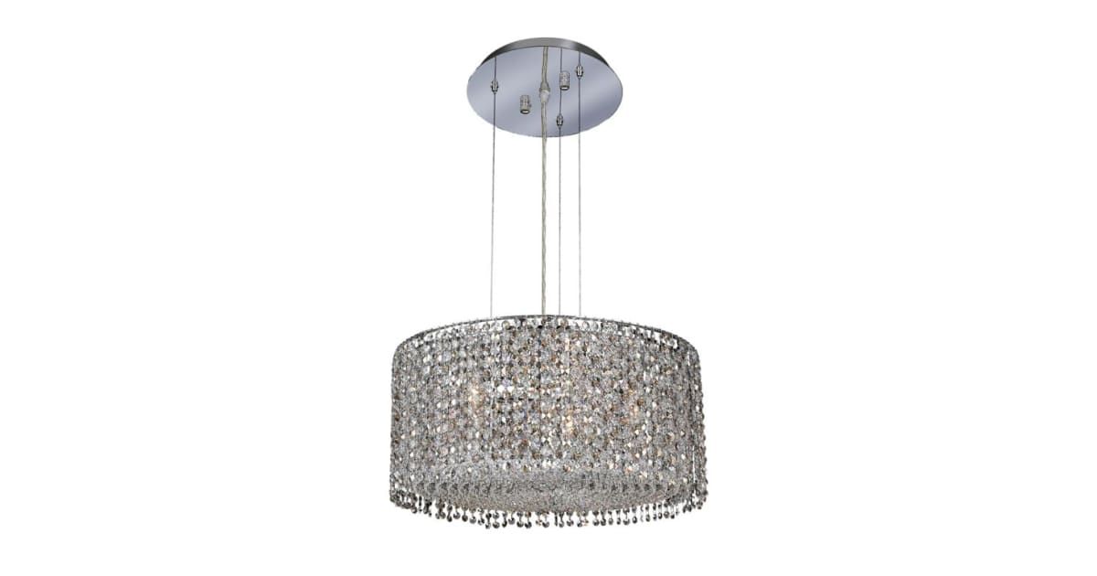 Elegant Lighting 1293D22C-GT/RC Moda 6 Light 22