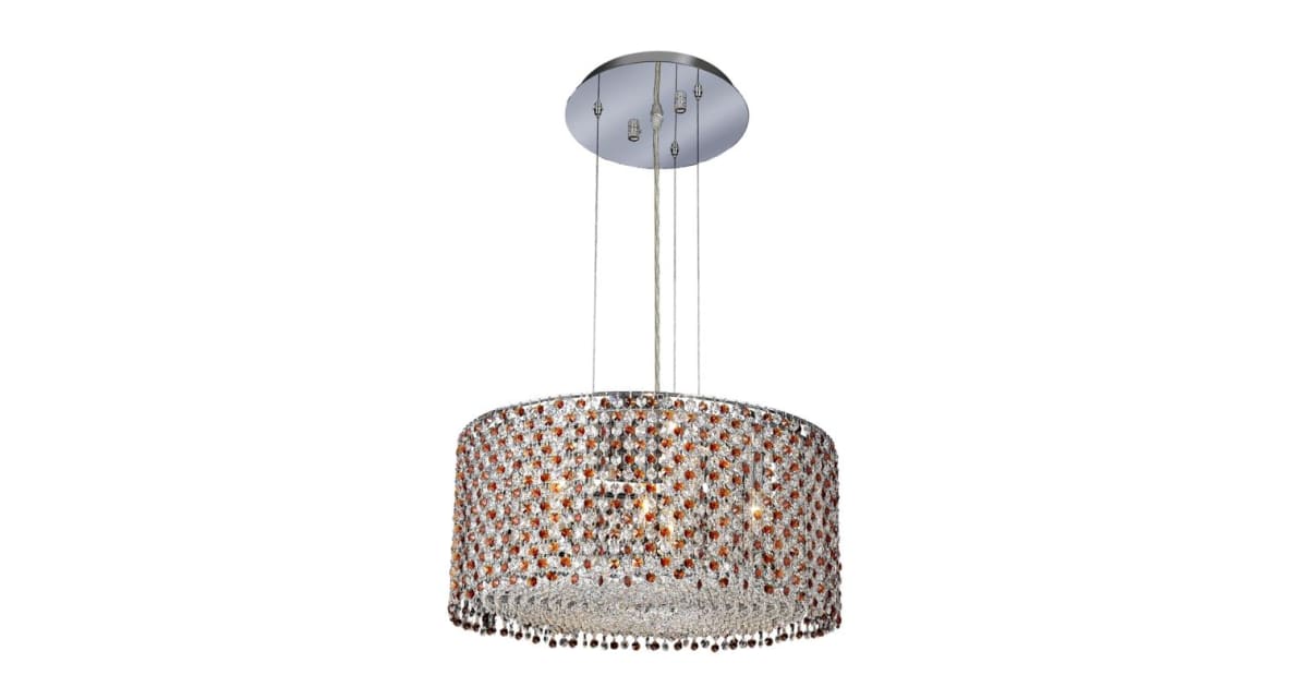 Elegant Lighting 1293D22C-TO/RC Moda 6 Light 22