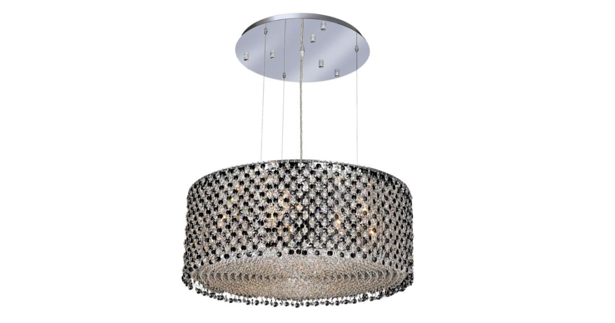Elegant Lighting 1293D26C-JT/RC Moda 9 Light 26
