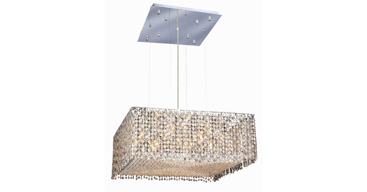Elegant Lighting 1294D26C-GT/RC Moda 13 Light 26
