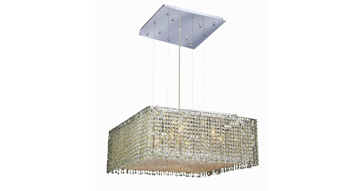 Elegant Lighting 1294D26C-LP/RC Moda 13 Light 26