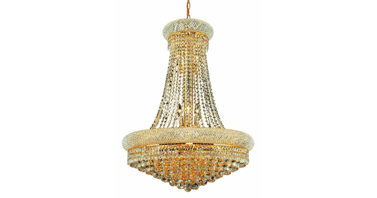 Elegant Lighting V1800D28G/EC Primo 14Light, TwoTier