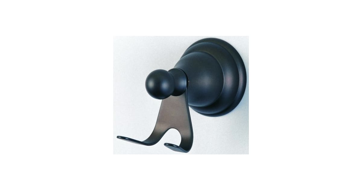 Elements Of Design EBA5567ORB Double Hook Robe Hook from the Atlanta ...