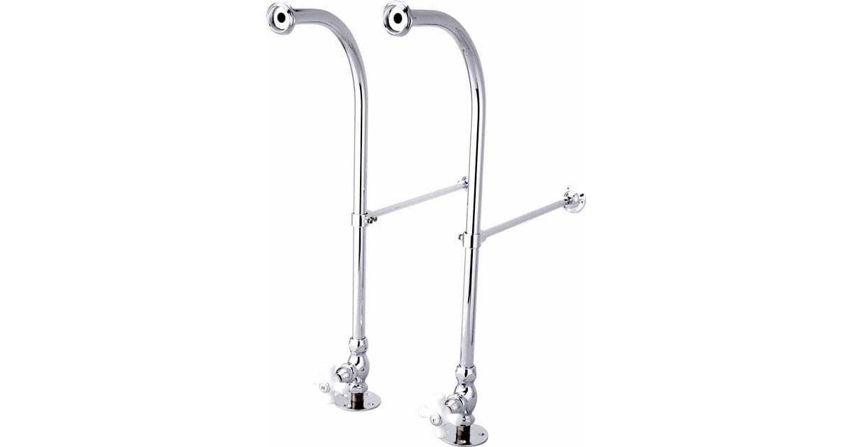 Rigid Supply Lines & Accessories for Clawfoot Bathtubs