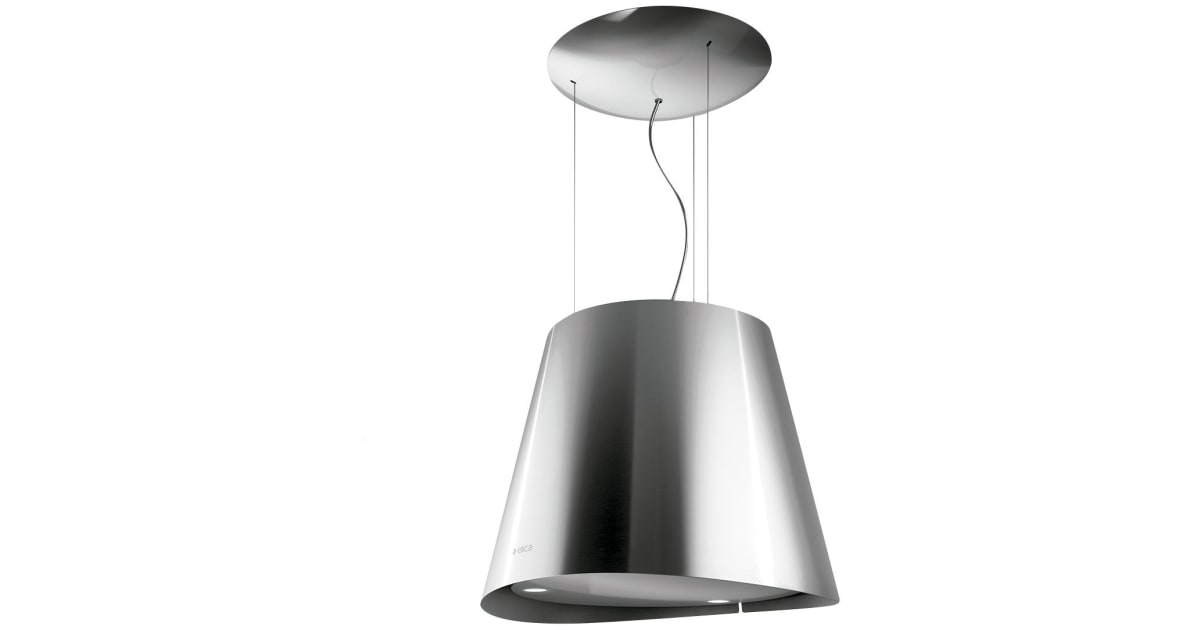 Elica EES320SS Easy 350 CFM 20 Inch Wide Island Range Hood