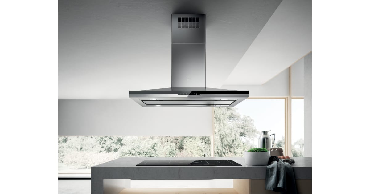Elica ESI636SS 180 600 CFM 36 Inch Wide Island Range