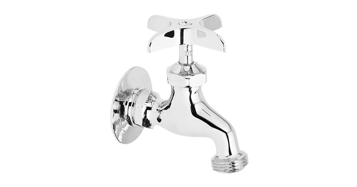 PROFLO PF760HE Unrestricted Sill Chrome Utility Faucet 
