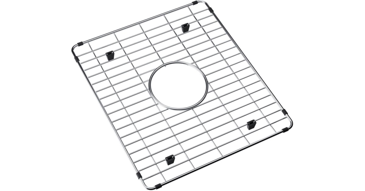 Elkay LKBG1715SS Stainless Steel Bottom Grid For Sink - Custom Sized, Protects Sink Bottom, Dishwasher Safe