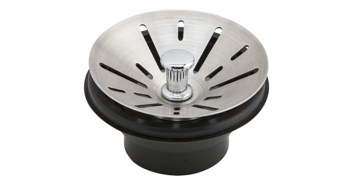 Elkay LKDS35 3-1/2 Garbage Disposal Stopper / Strainer for use with  Perfect Drain-Satin Finish