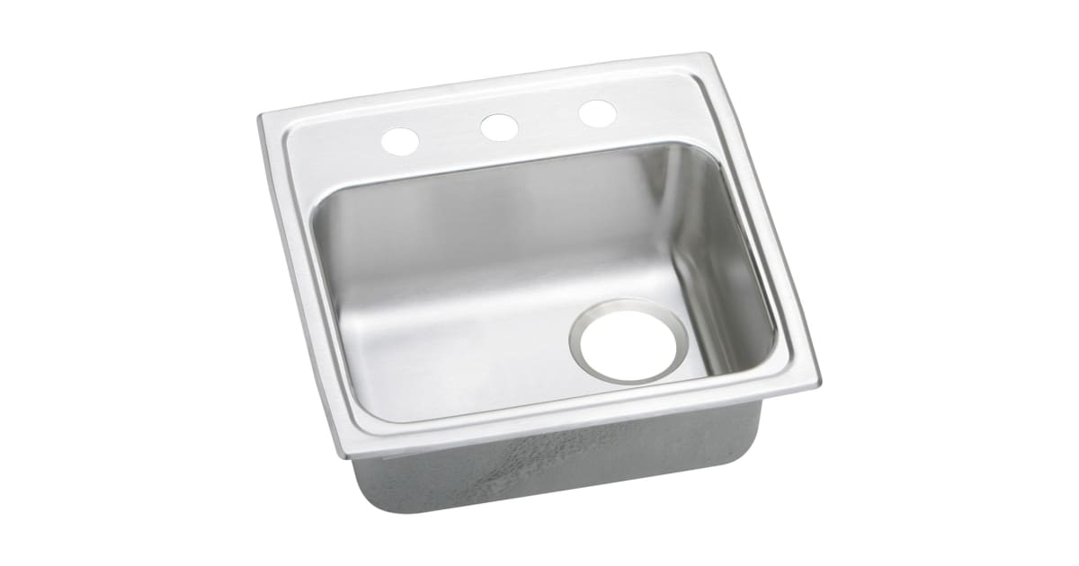 Elkay LRAD191855R1 Gourmet 19" Single Basin Drop In