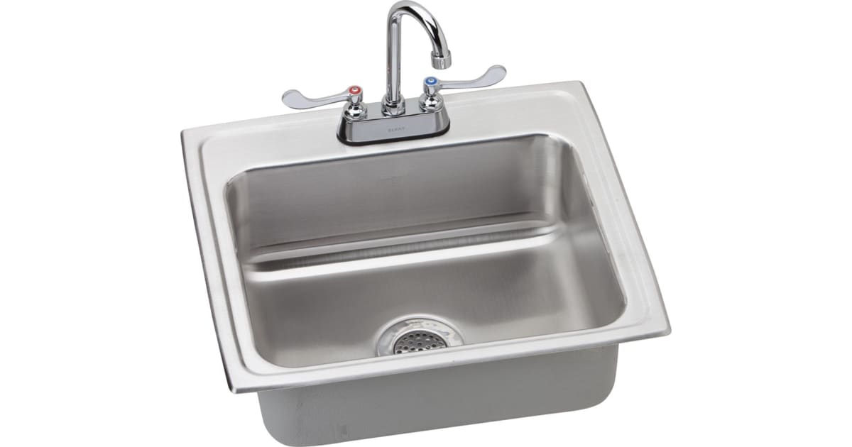 Elkay LRAD221965C 22" Single Basin DropIn Stainless Steel