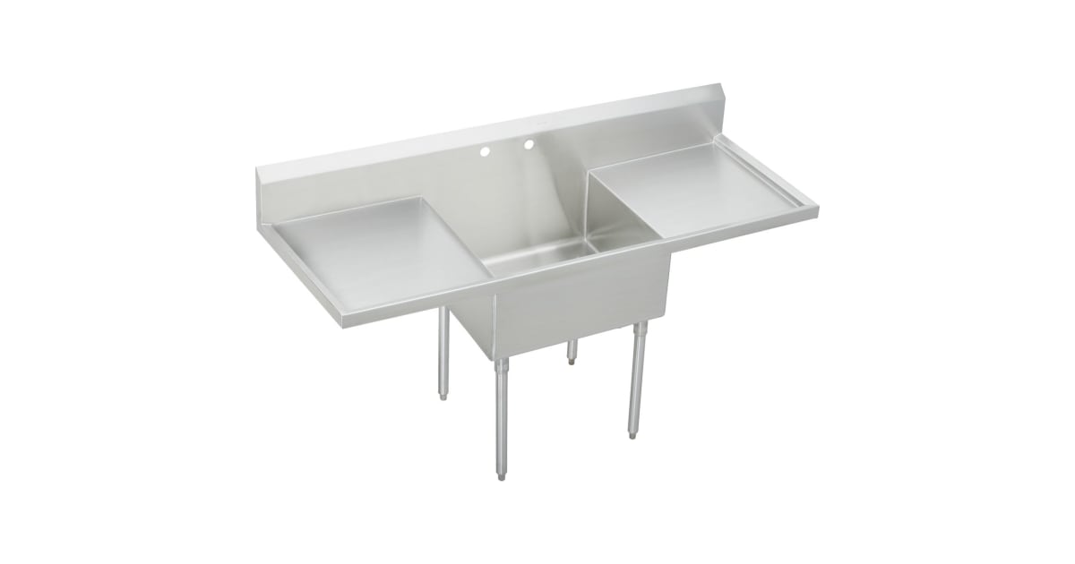 Elkay WNSF8136LROF1 Weldbilt 84" Single Basin Free