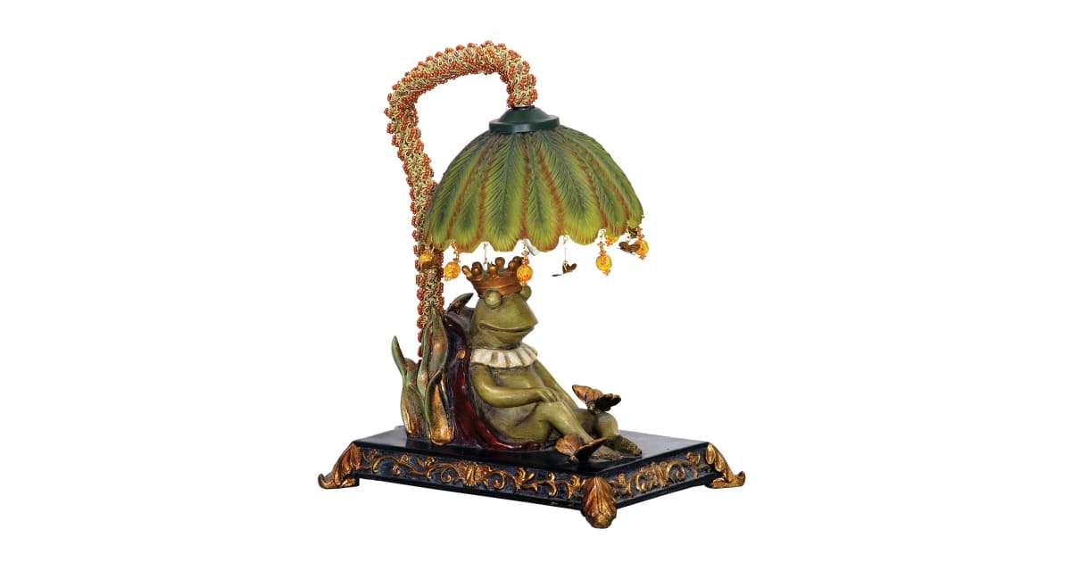 Frog prince lamp top