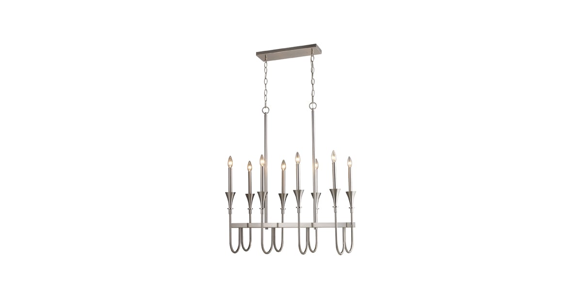 Elk Lighting 38" Height Contemporary / Modern 8 Light 1 Tier Candelabra