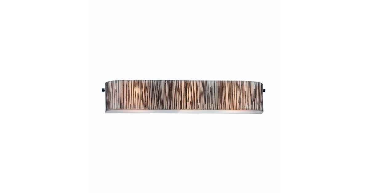 Elk Lighting 19066 3 3 Light Bathroom Vanity Light with Build