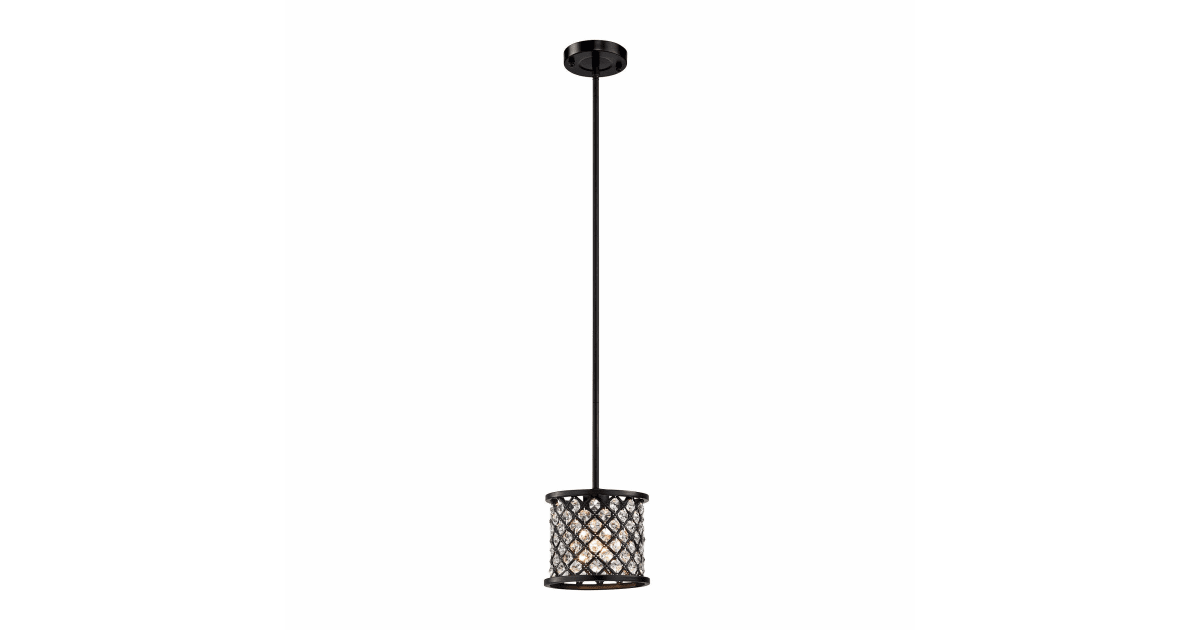 Elk Lighting 32102/1 Genevieve Single Light 7" Wide Mini Pendant with ...