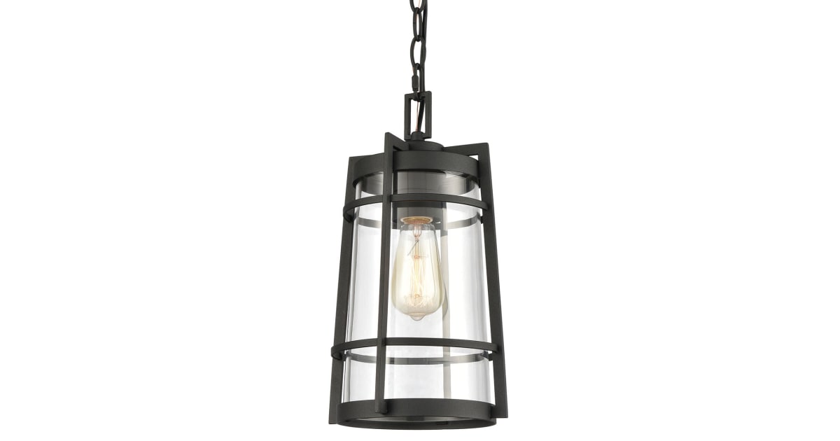 Elk Lighting 45493/1 Crofton 8" Wide Outdoor Mini Pendant