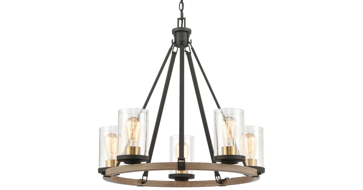 Elk Lighting 47289/5 Geringer 5 Light 25" Wide Ring