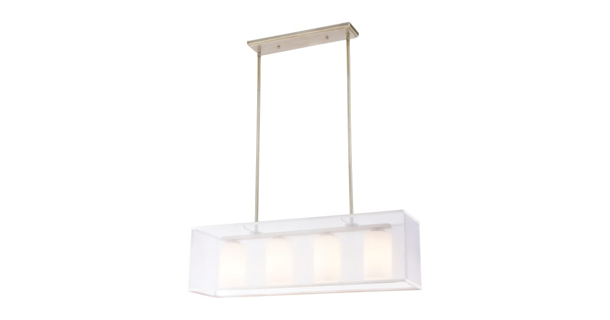 Elk Lighting 57038/4 Diffusion 4 Light 34" Wide Chandelier