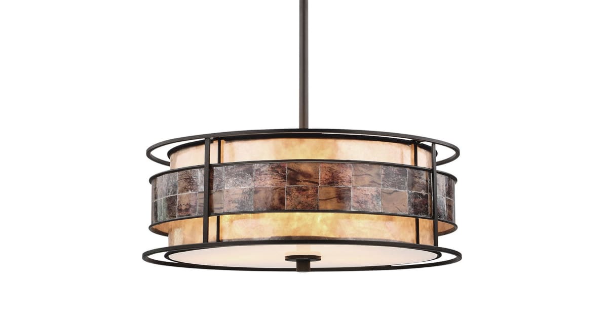 Elk Lighting 70263/3 Tremont 3 Light 18" Wide Pendant with Inner Tan