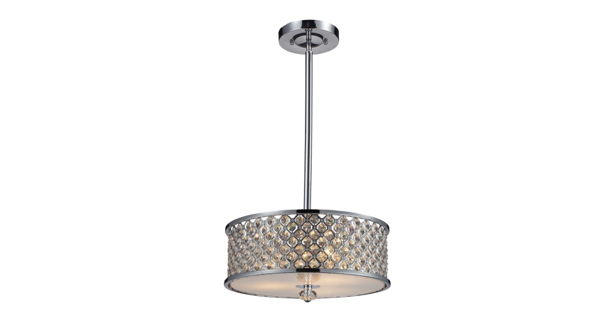 Elk Lighting 31101/3 3 Light Semi-flush Ceiling Fixture from the ...