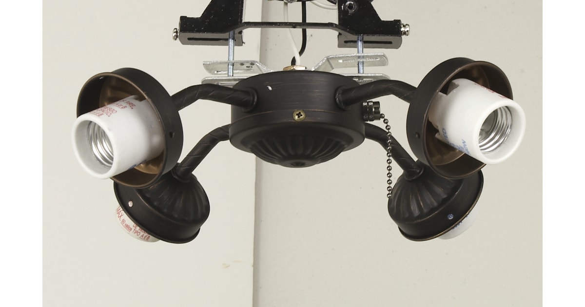 Ellington Fans EUB42ABZ 4 Light Ceiling Fan Light Kit