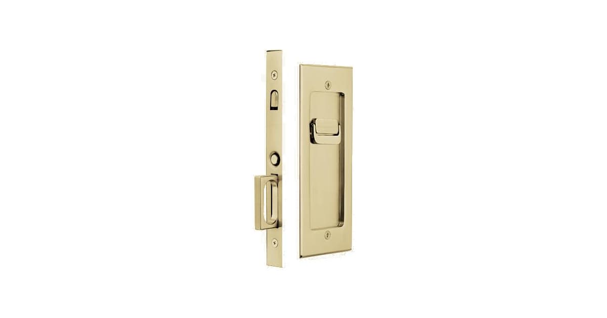 Emtek 2115US41516 Modern Rectangular 7-1/4 Inch Privacy Mortise Pocket ...
