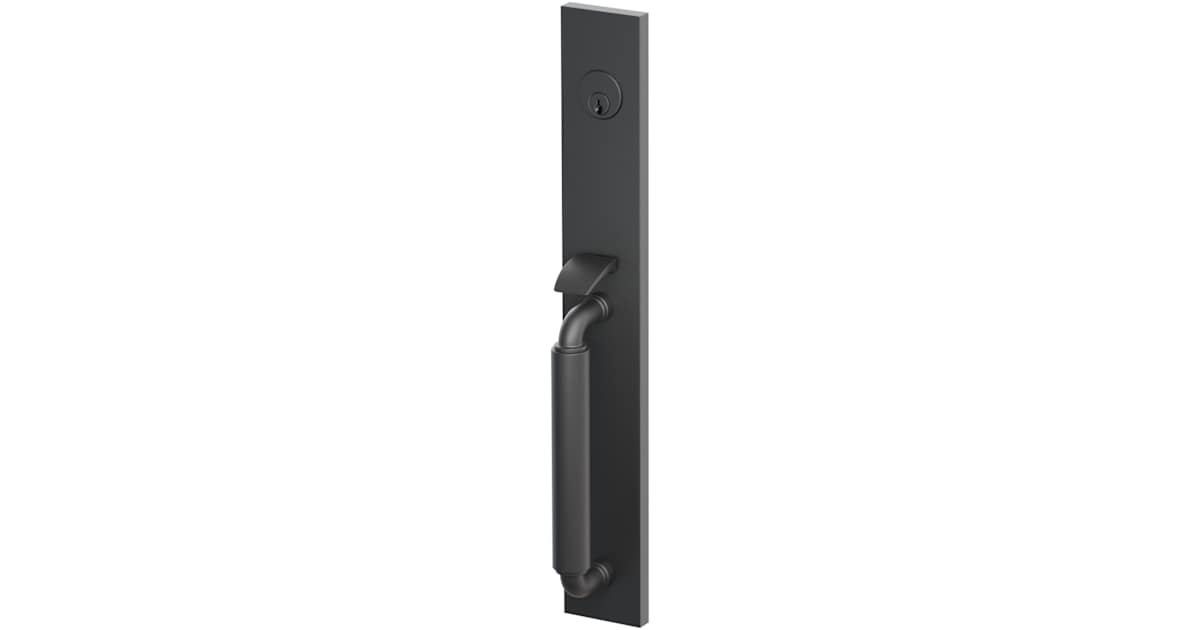 Emtek Keyed Emtek 3357U19.RA.SM Select Full Plate Single Cylinder Keyed Entry ...