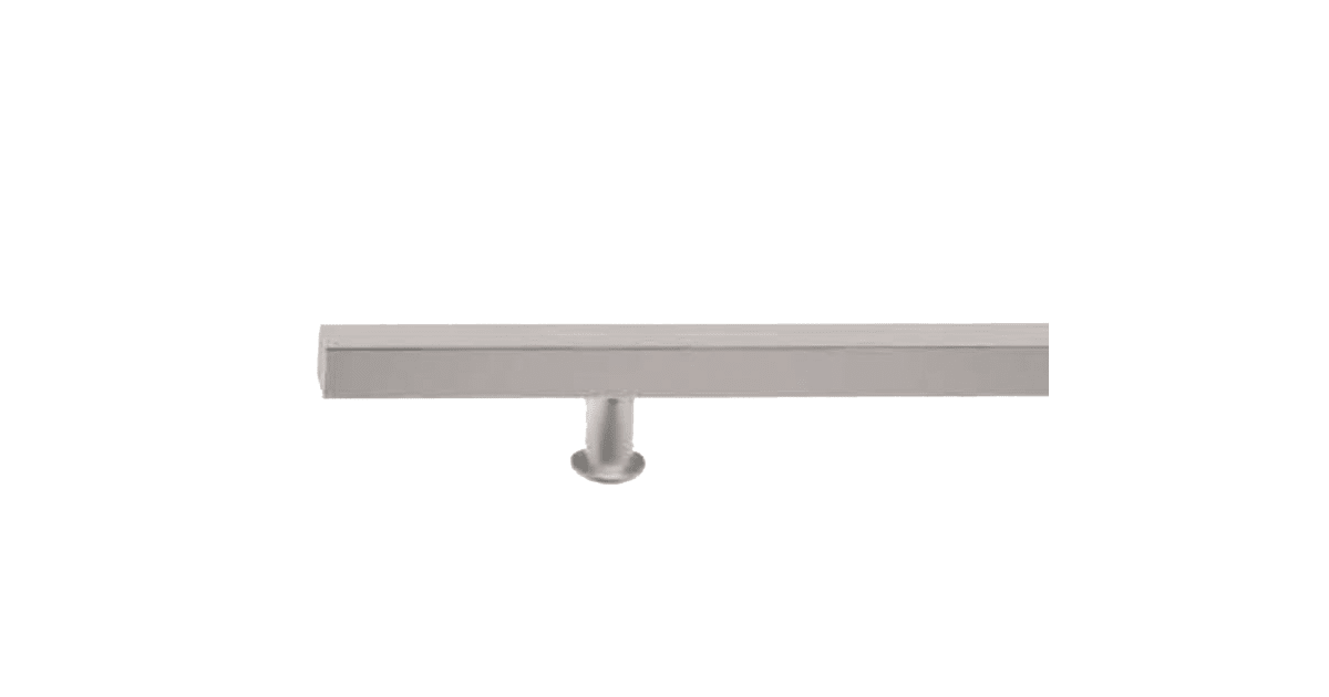 Emtek 86187SS 48 Inch Long Single Square Door Pull
