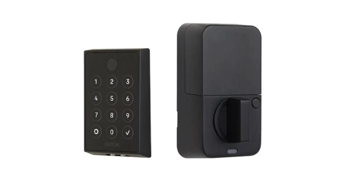 Emtek EMP20201US19 Empowered 2 Electronic Touchscreen/Fingerprint Key ...