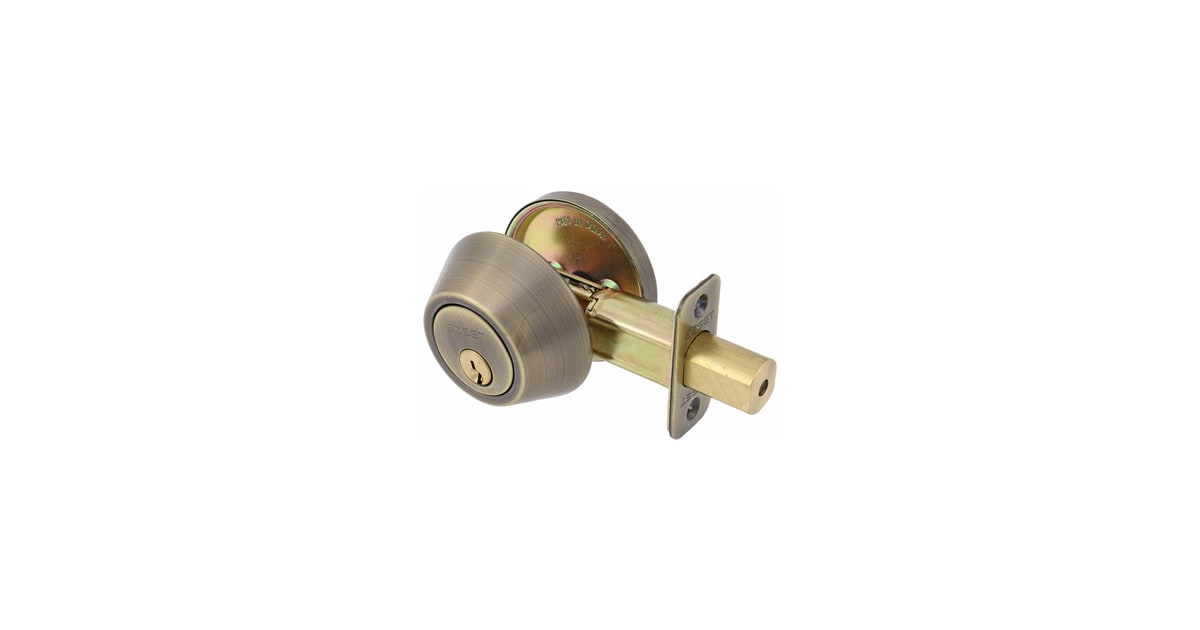 EZSet 231005 Single Cylinder Keyed Deadbolt with Solid