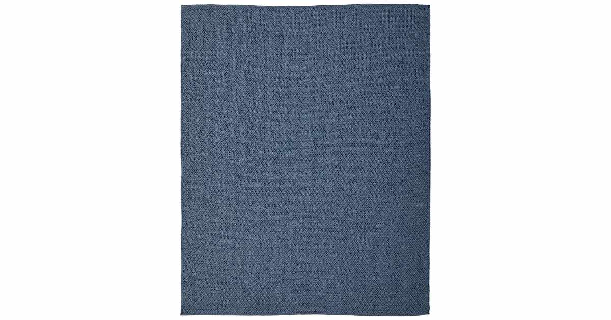 Tim Ferguson Rite Rug Feizy TTO0826FBLU000H00 Tito 10' x 14' Solid Indoor Rectangular Area ...