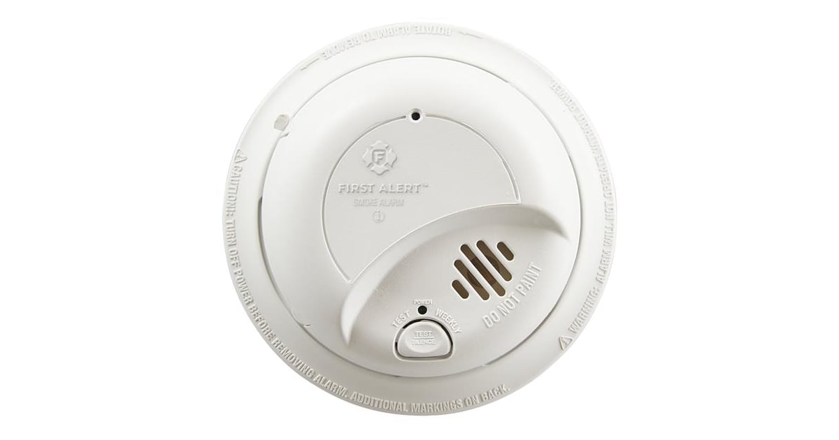 First Alert 9120B 120V Hardwired Smoke Detector with 9V
