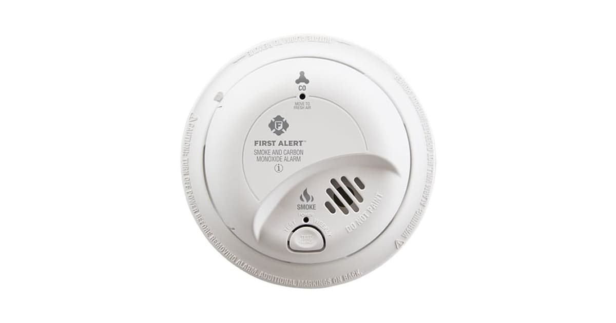 First Alert SC9120B 120V Hardwired Combination Smoke and