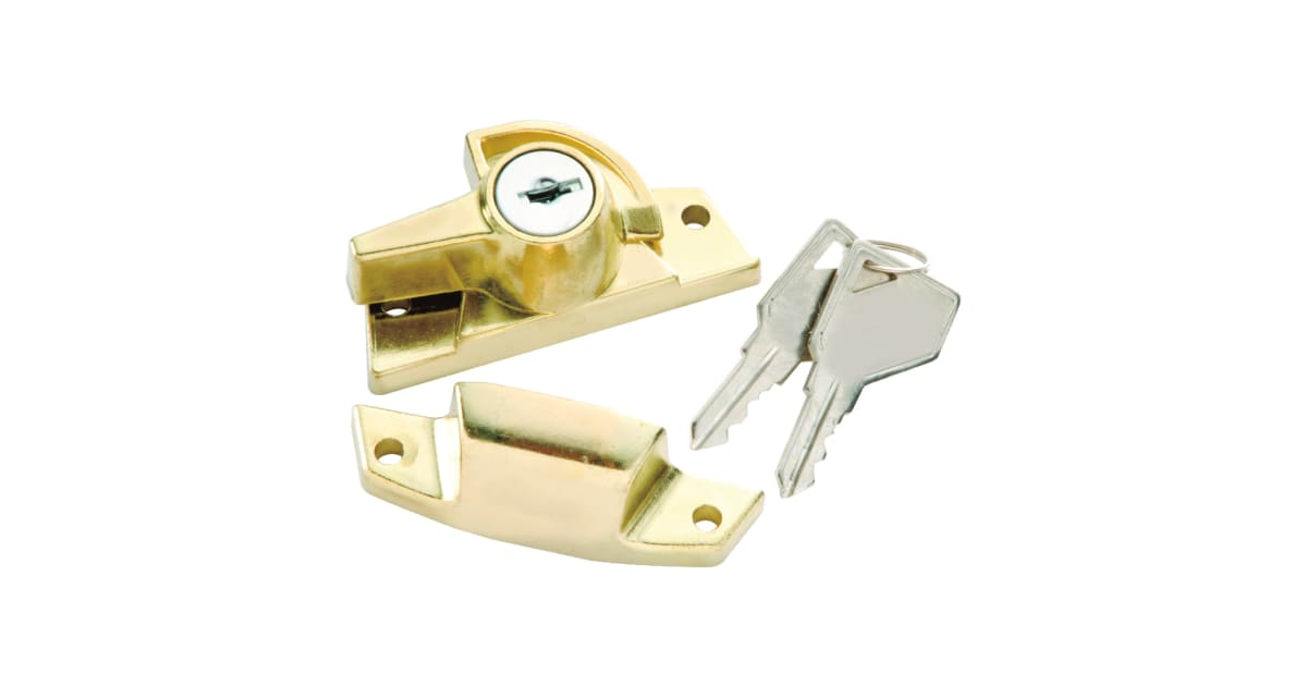 First Watch 1400PB Keyed Sash Lock for Double Hung
