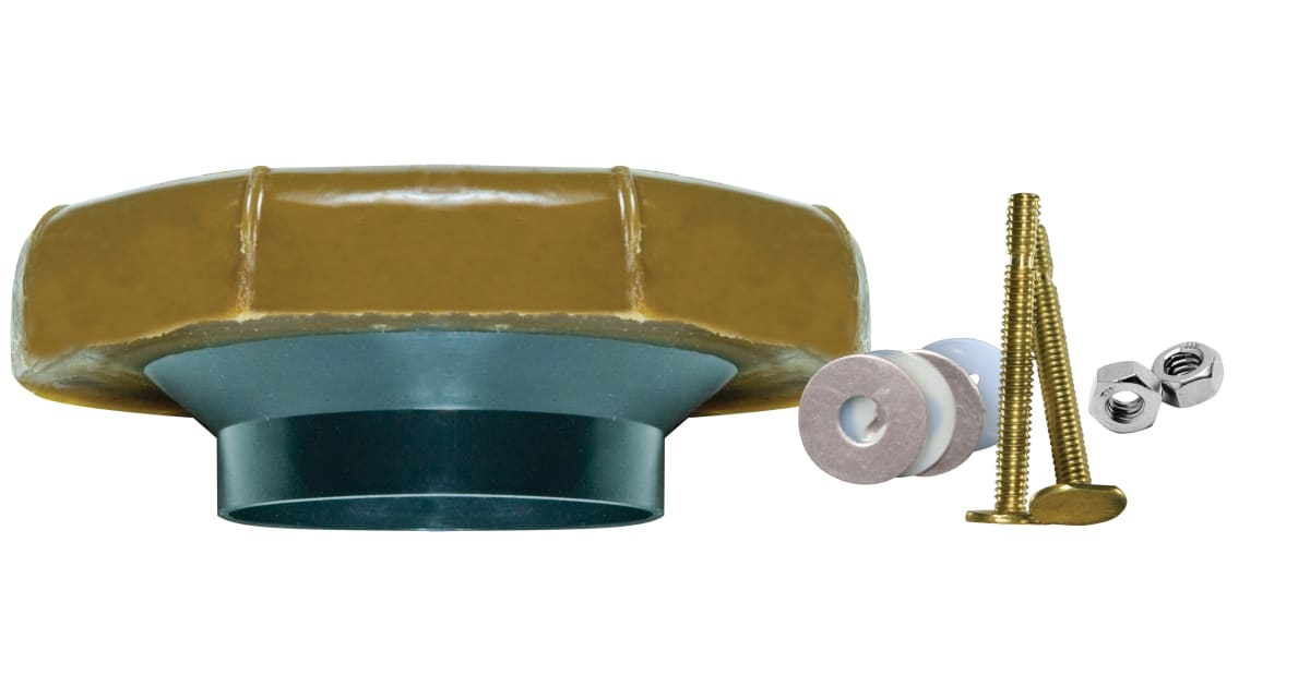 Fluidmaster 7511 Toilet Bowl Wax Ring with Flange and