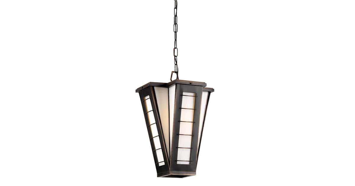 Forecast Lighting F851950 Asian 20.75" Single Light Outdoor Pendant