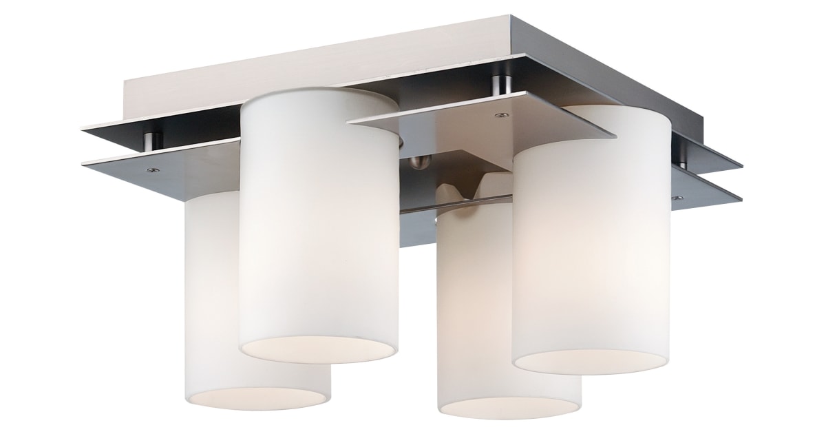 Forecast Lighting F160316 4 Light 13.5" Wide Flush Mount Ceiling