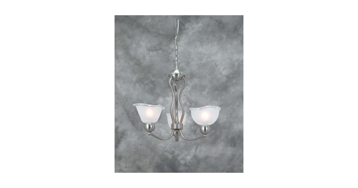 Forte Lighting 21600355 Contemporary / Modern 3 Light Up Lighting