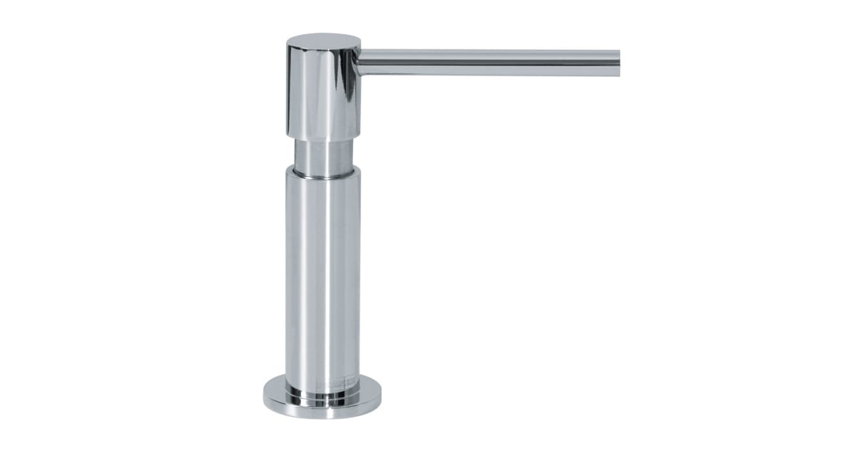Franke Active SM 119.9547.902 – Dispenser Per Sapone Liquido Cromato, Bottiglia 0,5L, Pompa Manuale Facile Da Usare